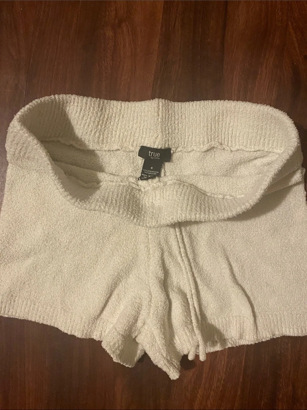Rue21 Cream Terry Bike Shorts